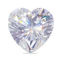 Loose Moissanite White Clean Heart Cut 6.50 MM