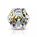 Loose Moissanite White Clean Hexagon Cut 7.00 MM
