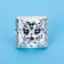 Loose Moissanite White Clean Princess Cut 5.50 MM