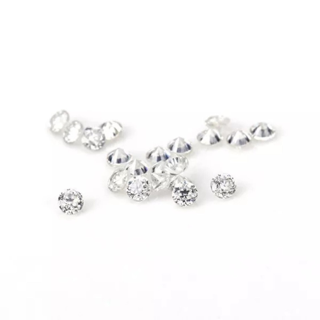 Loose Moissanite White Clean Round Cut 1.00 MM
