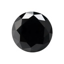 Loose Moissanite Black Clean Round Cut 6.25 MM