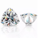 Loose Moissanite White Clean Trillion Cut 6.50 MM