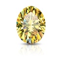 Loose Moissanite Canary Yellow Clean Oval Cut 11.00 x 9.00 MM