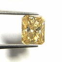 Loose Moissanite Canary Yellow Clean Radiant Cut 12.00 x 10.00 MM