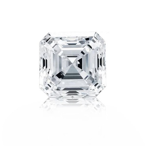 [MOASWH1_4] Loose Moissanite White Clean Asscher Cut 4.00 MM