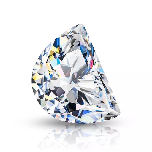 [MOHMWH1_5.5x3.5] Loose Moissanite White Clean Half Moon Cut 5.50 x 3.50 MM