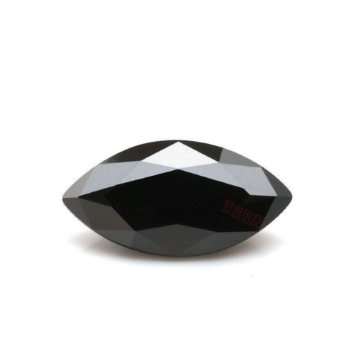 [MOMARBLK1_6x3] Loose Moissanite Black Clean Marquise Cut 6.00 x 3.00 MM