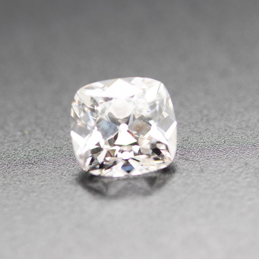 [MOOMCWH1_12] Loose Moissanite White Clean Old Mine Cushion 12.00 MM
