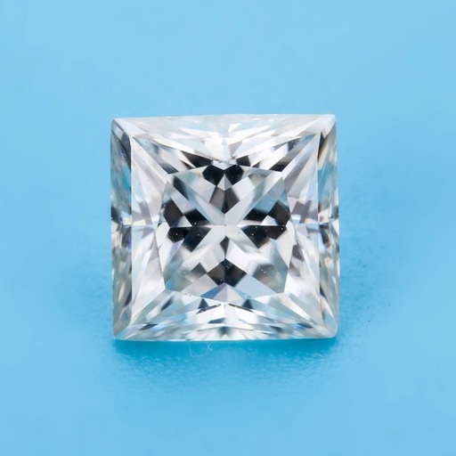 [MOPRWH1_3] Loose Moissanite White Clean Princess Cut 3.00 MM
