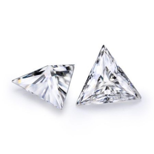 [MOTRGWH1_10] Loose Moissanite White Clean Triangle Cut 10.00 MM